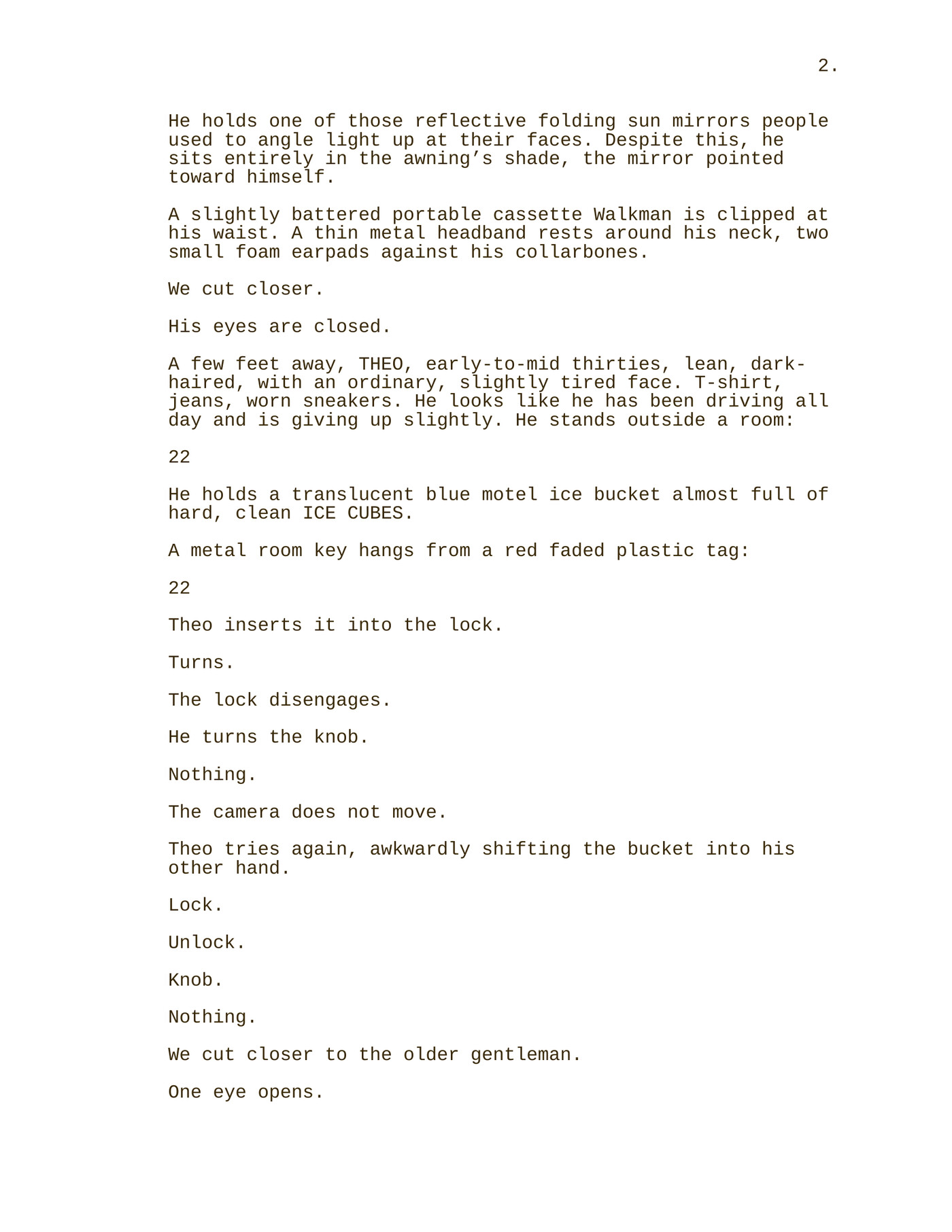 By Thursday They Will Die, script page two